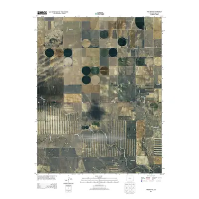 2013 Map of Two Buttes, 2013 Print
