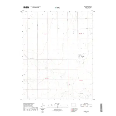 2019 Map of Two Buttes, 2019 Print