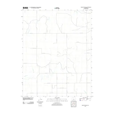 2010 Map of Two Buttes NW, 2010 Print