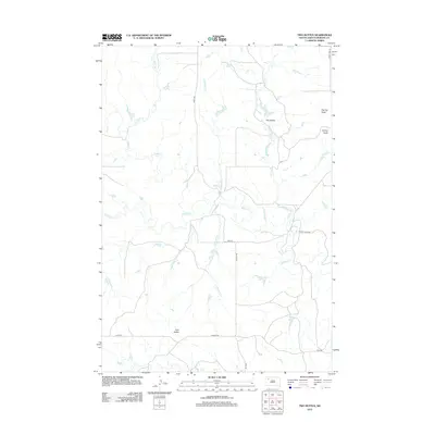 2012 Map of Two Buttes, 2012 Print