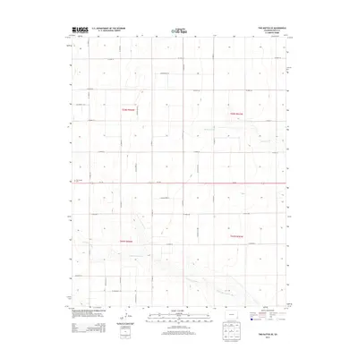 2013 Map of Two Buttes SE, 2013 Print