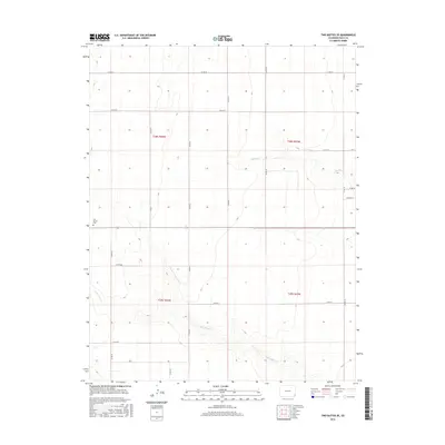 2016 Map of Two Buttes SE, 2016 Print