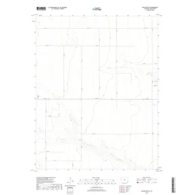 2019 Map of Two Buttes SE, 2019 Print