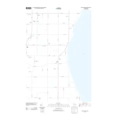 2013 Map of Two Creeks, 2013 Print
