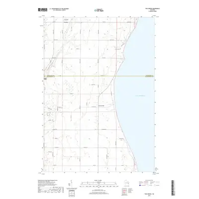 2018 Map of Two Creeks, 2018 Print