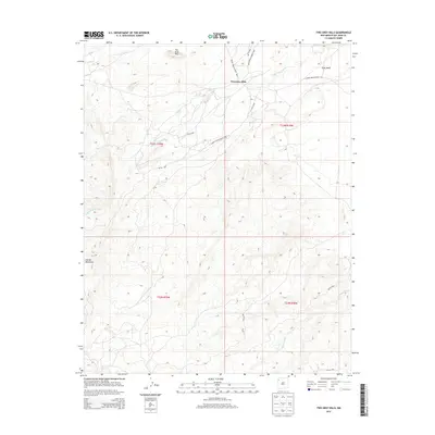 2013 Map of Two Grey Hills, 2013 Print