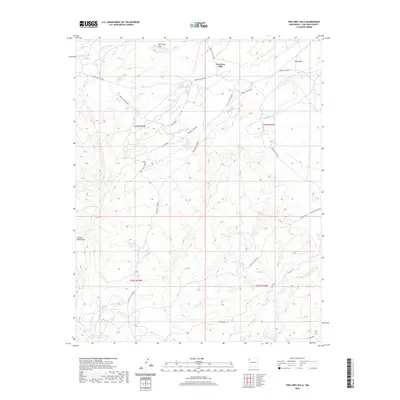 2020 Map of Two Grey Hills, 2020 Print