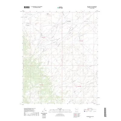 2023 Map of Two Grey Hills, 2023 Print
