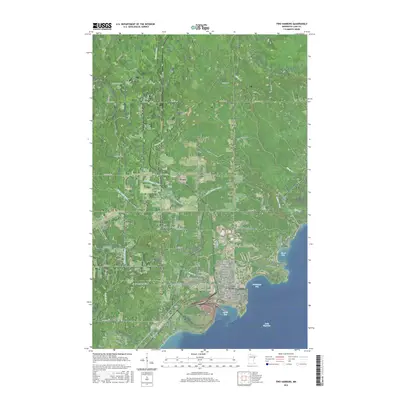 2016 Map of Two Harbors, 2016 Print