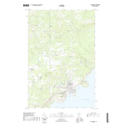 2019 Map of Two Harbors, 2019 Print