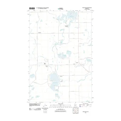 2010 Map of Two Inlets, 2010 Print