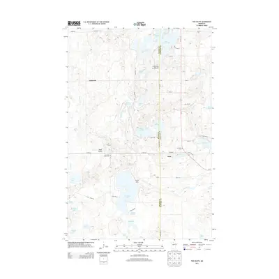 2013 Map of Two Inlets, 2013 Print