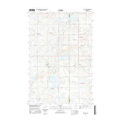 2016 Map of Two Inlets, 2016 Print