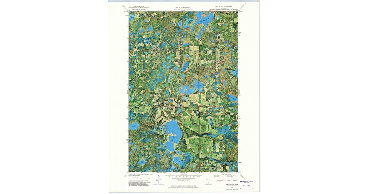 1970s Maps of Becker County, MN | Pastmaps