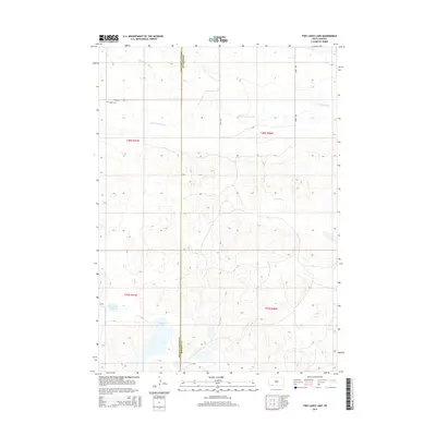 2015 Map of Two Lance Lake, 2015 Print