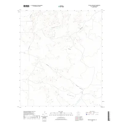 2019 Map of Two Mill Draw East, 2019 Print