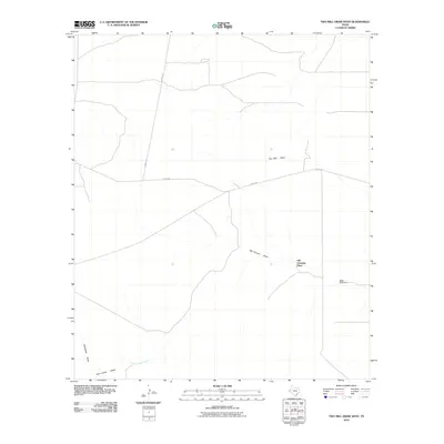 2010 Map of Two Mill Draw West, 2010 Print