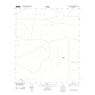 2012 Map of Two Mill Draw West, 2012 Print