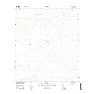 2016 Map of Two Mill Draw West, 2016 Print