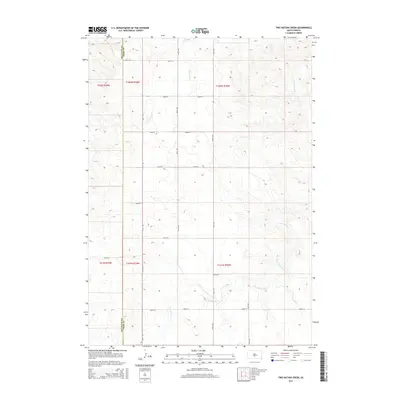2015 Map of Two Nation Creek, 2015 Print
