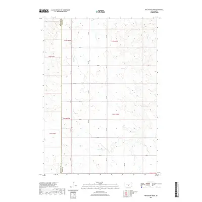 2017 Map of Two Nation Creek, 2017 Print