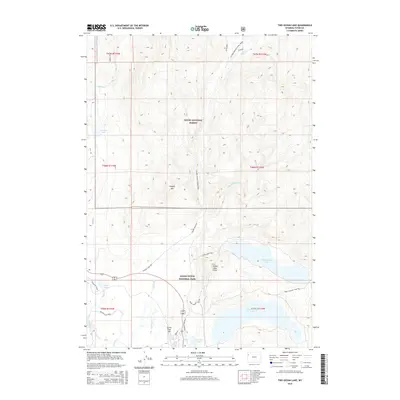 2015 Map of Two Ocean Lake, 2015 Print