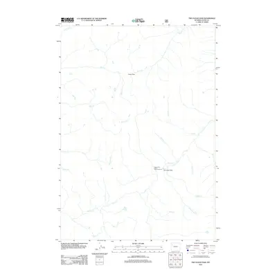2012 Map of Two Ocean Pass, 2012 Print