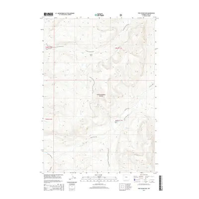 2015 Map of Two Ocean Pass, 2015 Print
