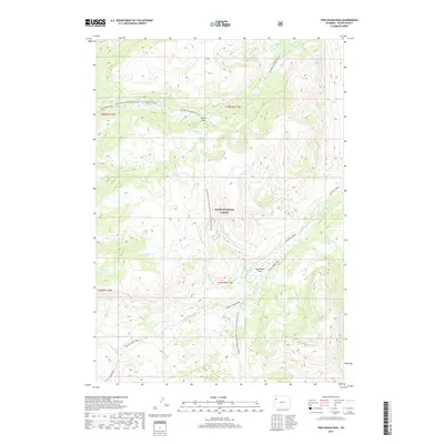 2017 Map of Two Ocean Pass, 2017 Print