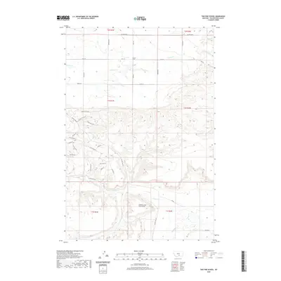 2020 Map of Two Pine School, 2020 Print