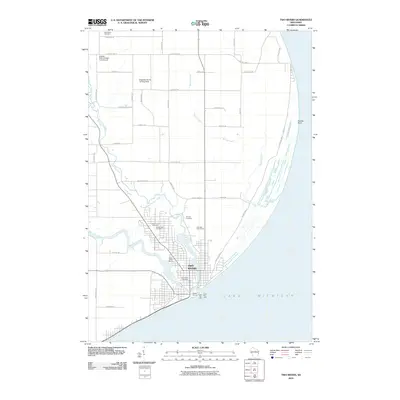2010 Map of Two Rivers, 2010 Print