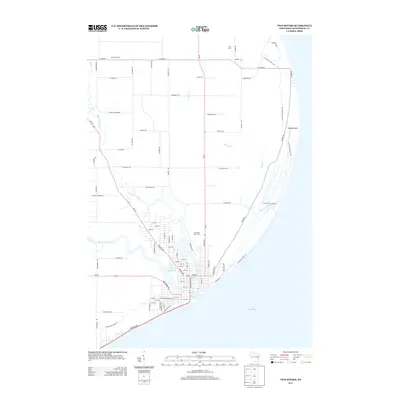 2013 Map of Two Rivers, 2013 Print