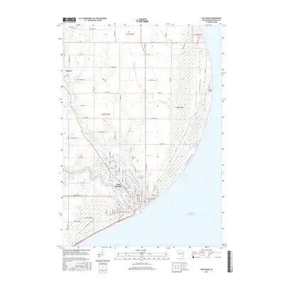 2015 Map of Two Rivers, 2015 Print
