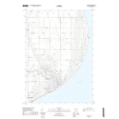 2018 Map of Two Rivers, 2018 Print
