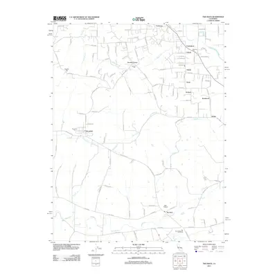 2012 Map of Two Rock, 2012 Print
