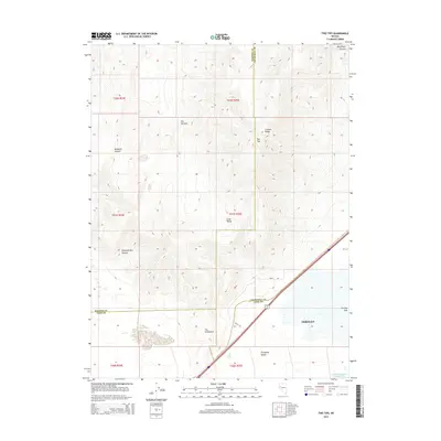 2014 Map of Two Tips, 2014 Print