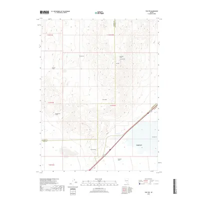 2018 Map of Two Tips, 2018 Print