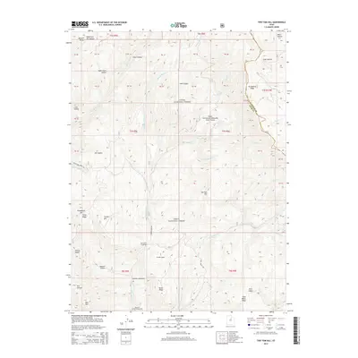 2014 Map of Two Tom Hill, 2014 Print