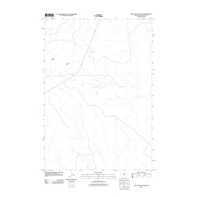 2012 Map of Two Top Butte East, 2012 Print
