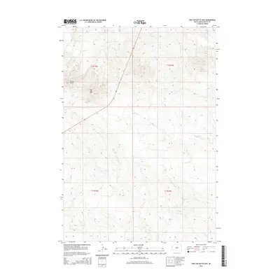 2015 Map of Two Top Butte East, 2015 Print