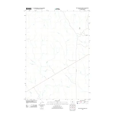 2012 Map of Two Top Butte West, 2012 Print
