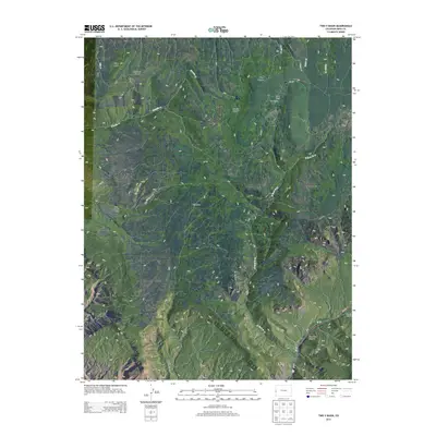 2013 Map of Two V Basin, 2013 Print