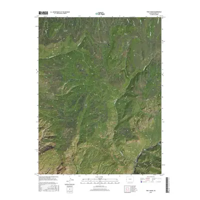 2016 Map of Two V Basin, 2016 Print