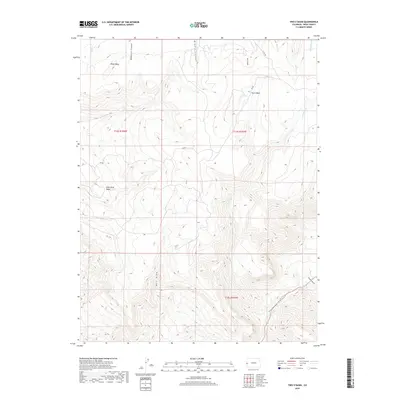 2019 Map of Two V Basin, 2019 Print
