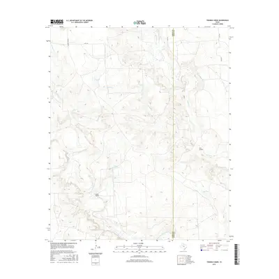 2016 Map of Twomile Creek, 2016 Print