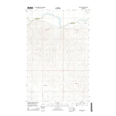 2014 Map of Twomile Creek, 2014 Print