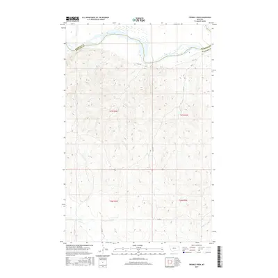 2017 Map of Twomile Creek, 2017 Print