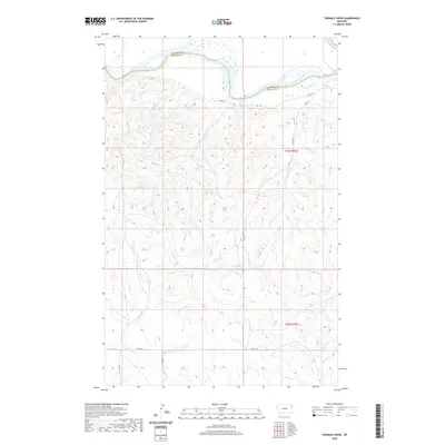 2020 Map of Twomile Creek, 2020 Print