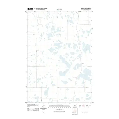 2012 Map of Twomile Lake, 2012 Print