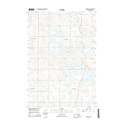 2015 Map of Twomile Lake, 2015 Print